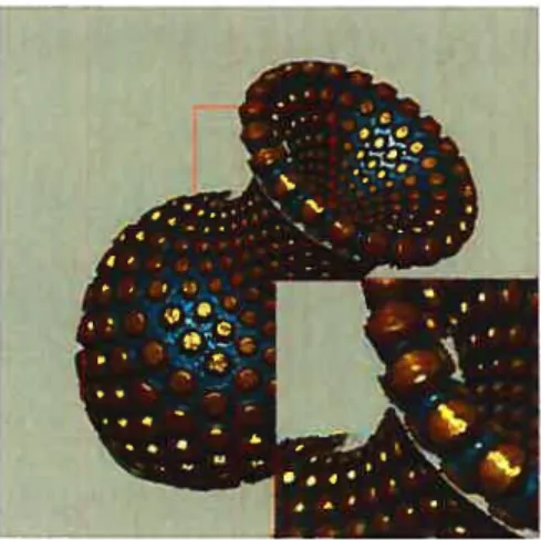 FIG. 2.7 — Problèmes avec objets courbes pour les cartes de déplacement dépendantes de l’angle de vue
