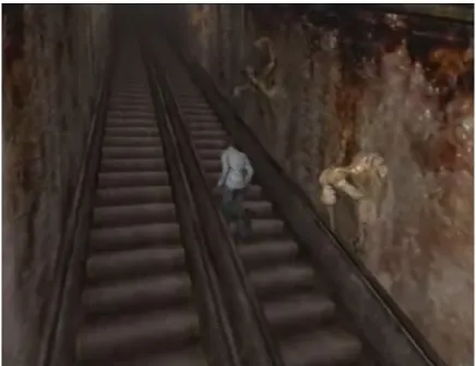 Fig. 6 L‘interminable escalier mécanique de Silent Hill 4 