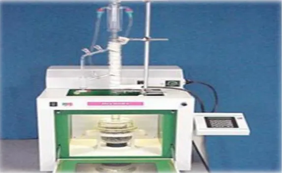 Figure 12 : montage d'extraction par micro-onde (El Haib A., 2011). 