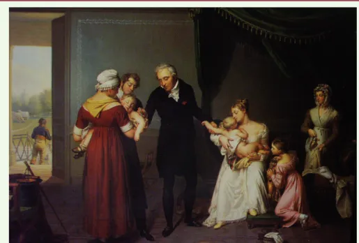Figure 2. Constant Desbordes. « Le bienfait de la vaccine », 1822 (© Collection APHP).