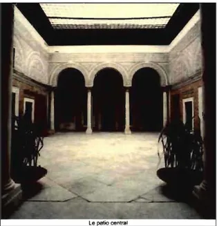 Figure  13  : Patio central, Dar Lasram  (maison des maîtres). 