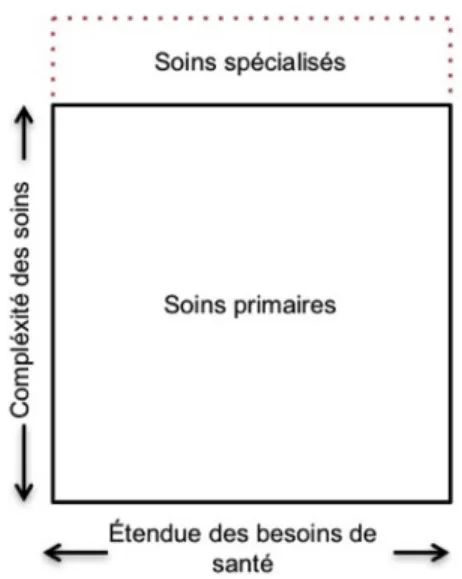 Figure 3: Conceptualisation de la globalité des soins 
