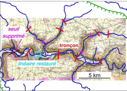 Figure 4 : exemples d’échelles d’intervention « locales ». 