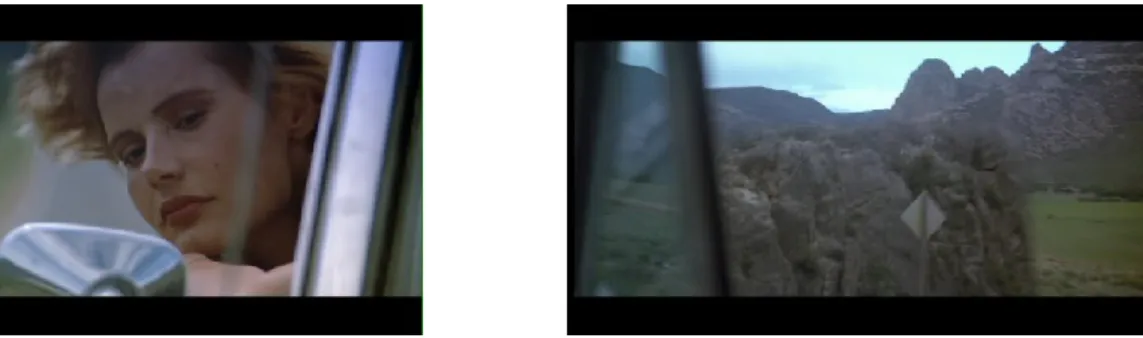 Figure 1 : photogrammes extraits de Thelma and Louise, Ridley Scott 