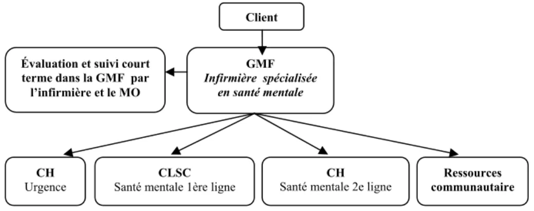 Figure 2 : Infirmière spécialisée en santé mentale dans une GMF 