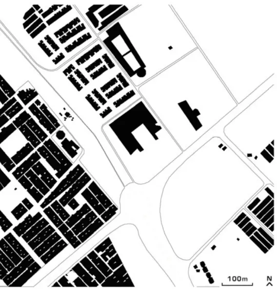 Fig. 10 Solid – Void Plan of the Tintal zone 