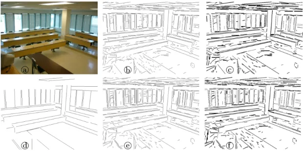 Figure 2: Automatic detection on real images: P1020928 image from York Urban data base [1]