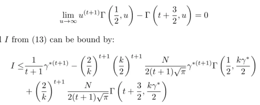 Figure 3: Asymptotic approximation of the PER, using a Nakagami channel model, BPSK modulation and a packet size of 312 bits.