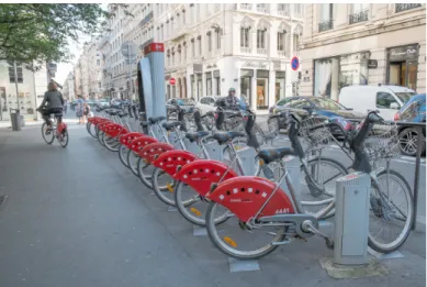 Figure 1: Vélo’v bicycle sharing system in Lyon