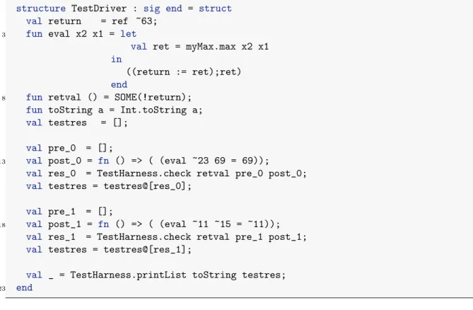 Table 4.2.: Test Script