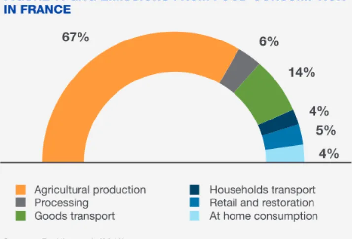 FIGURE 6. GHG EMISSIONS FROM PRODUCTION   AND CONSUMPTION IN THE EU-28 IN 2010 