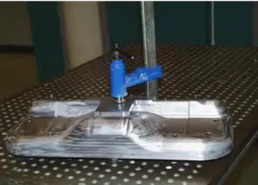 Fig. 16 shows the contact pressure distribution on the rigid punch at the end of the forming stage