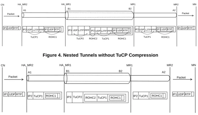 Figure 4. Nested Tunnels without TuCP Compression