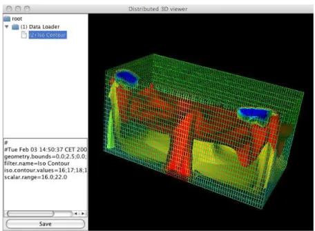 Illustration 16: client based on the VTK renderer