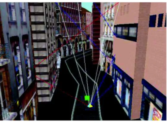 Fig. 1. SE-NAV simulation in Toulouse downtown by OKTAL-SE