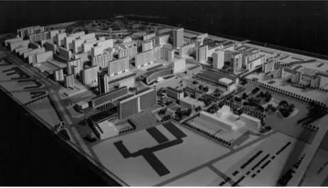 Fig. 2 : Ferme viticole, place de la Sinn à Ammerschwihr, 1948, architecte C.-G. Stoskopf,  photographie d’Alice Bommer.