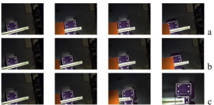 Fig. 14. Experiment B: rank of the projection operator computed using the proposed approach during the servo.
