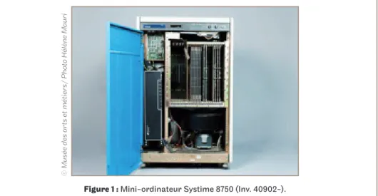 Figure 1 : Mini-ordinateur Systime 8750 (Inv. 40902-). 