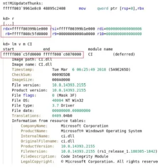 Figure 9: Relocated ci.dll file