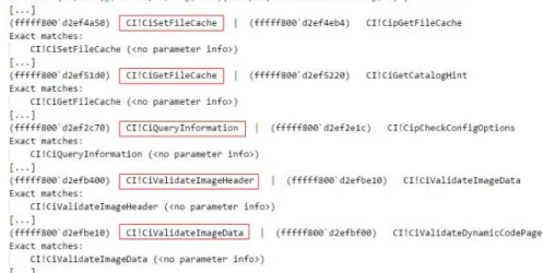 Figure 1: Code integrity callback functions