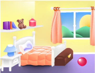 Figure 2: The artist decided to add a color gradient to the wall.