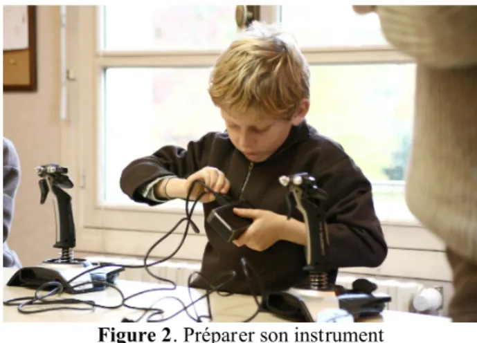 Figure 2. Préparer son instrument