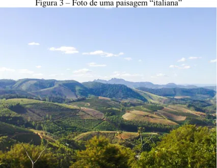 Figura 3 – Foto de uma paisagem “italiana” 