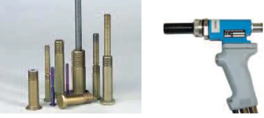 Figure 1: examples of screws and dedicated tool 