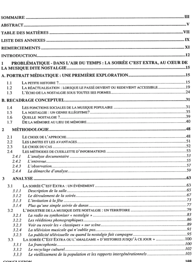 Table des matièfes