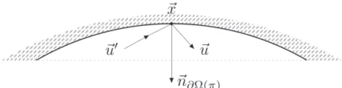 Fig. 1. Schema  corresponding  to the sensitivity boundary condition  (  Eq. (9)  ).