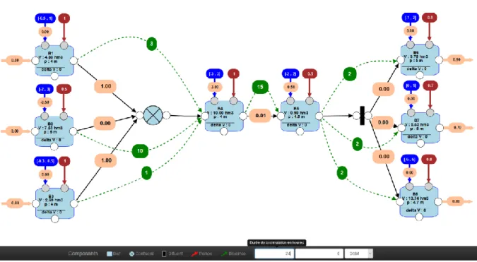 Fig. 3 Screenshot of the web interface with new setpoint. 