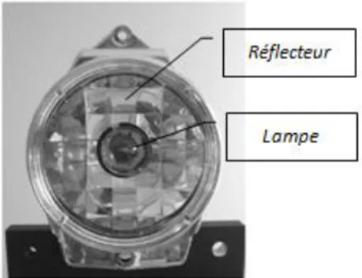 Figure 1 : Lampe P21W-Philips - filament (L= 