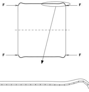 Figure 1. Cylindre élastoplastique à bords libres sous compression axiale : déformées modales axisymétriques analytique et numérique