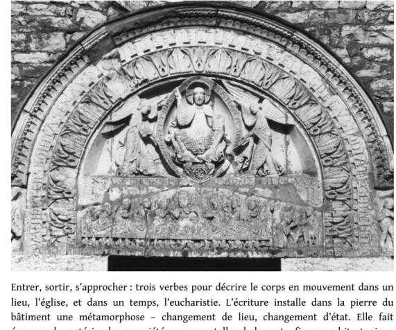 Fig. 2 – Vandeins, église Saint-Pierre. Tympan © CESCM/CIFM.