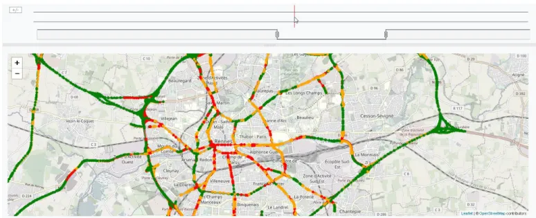 Fig. 3. Example of traffic indicator