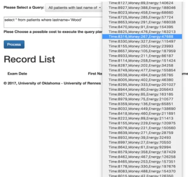 Figure 3. Super User Interface for the super users to select weight profiles and attach logical descriptions 