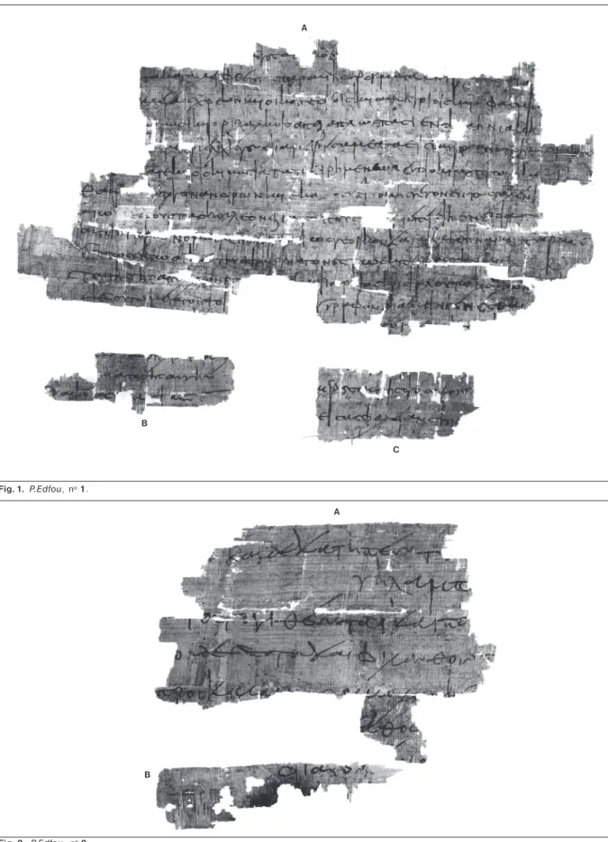 Fig. 1. P.Edfou, nº 1. Fig. 2. P.Edfou, nº 2. A CBAB