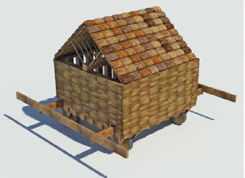 Fig. 1 – la tortue « de terrassiers » de Vitruve