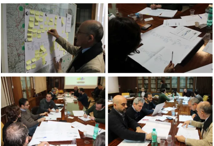 Fig. 6 Group activities during the P-KCP one-day generative workshop
