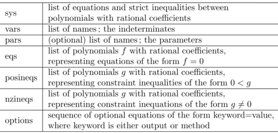 Table 2: Description of the fields of CellDecomposition function