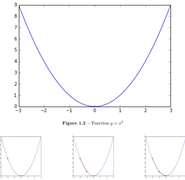 Figure 1.2 – Function y = x 2