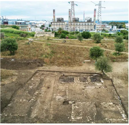 Fig. 1 – Vue générale de la fouille 2018 depuis le Sud.