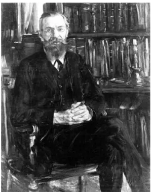 Figure 6. Eduard Meyer  (portrait par Lovis Corinth, 1910, Kunsthalle de Hambourg) .