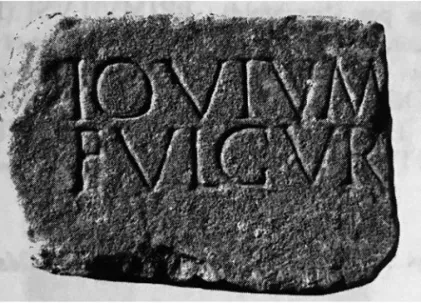 Fig. 4 – Inscription d’Arles (AE 1999, 1021, ici tabl. I, n o  47 ; cliché :  Centre Camille-Jullian) (d’après Heijmans, Rémy 1999).