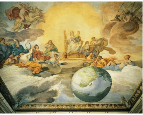 Fig. 11 Andrea Sacchi, Allegory of Divine Wisdom, Rome, Palazzo Barberini, 1629–1630, fresco, vault, # Wikimedia Commons