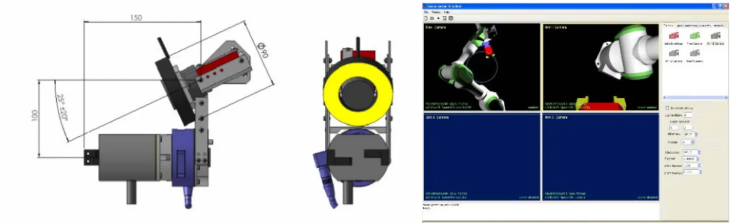 Figure 6: The VIMANCO Arm Camera Vision System   VISION SYSTEM SIMULATOR 