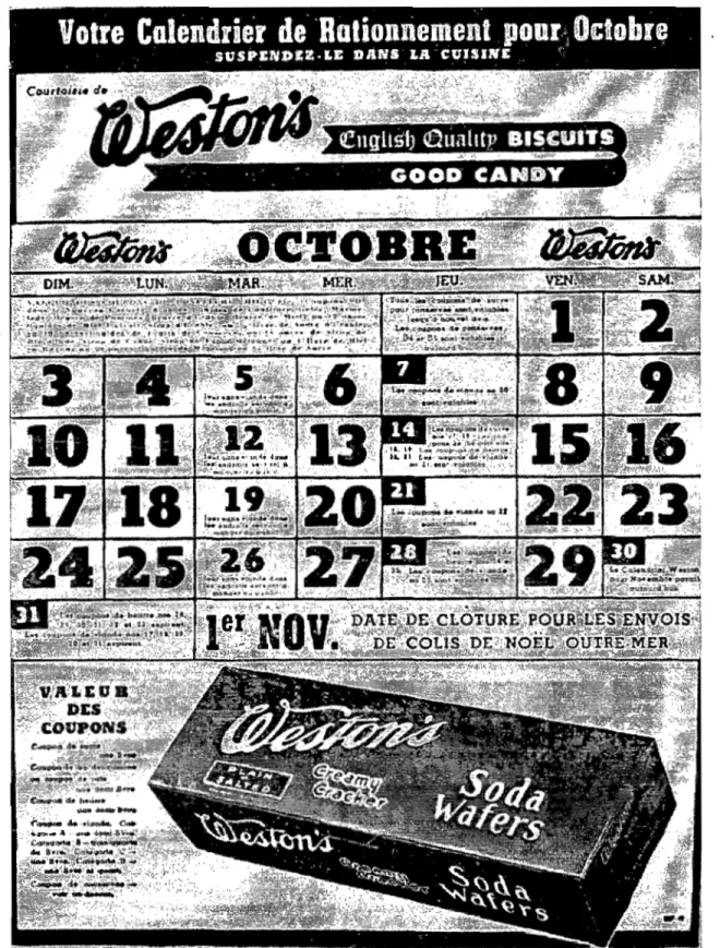 ILLUSTRATION  2.2  :CALENDRIER DE RATIONNEMENT 