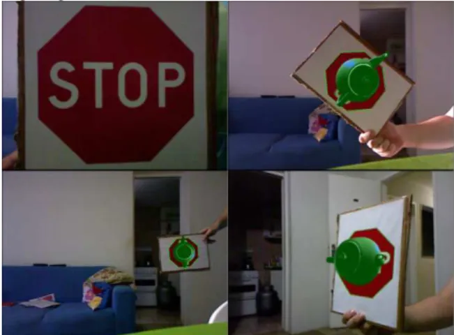 Figure 1:  Augmentation  of  a  traffic  sign  (top  left)  under  different  poses using DARC