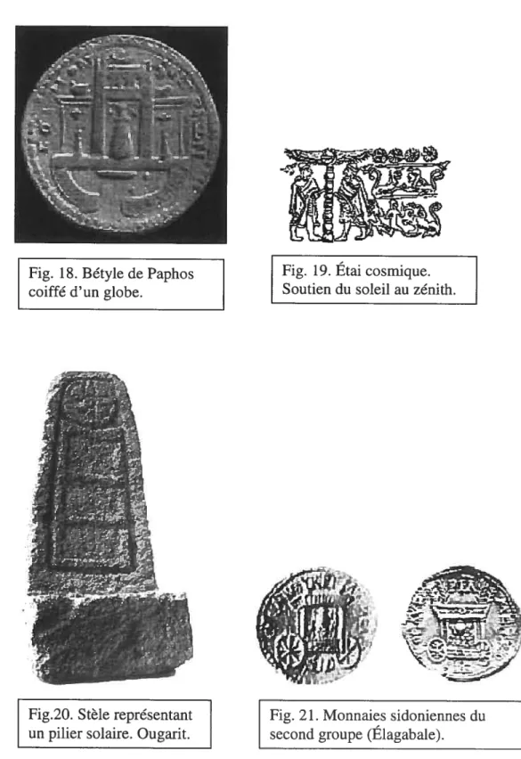 Fig. 21. Monnaies sidoniennes du second groupe (Elagabale).