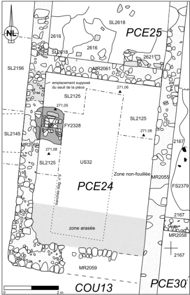 Fig. 9 : Plan de la pièce PCE24.